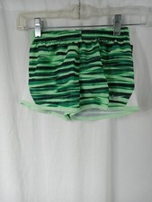 Nike Dri Fit Elastic Waist Pull On Shorts Fresh Mint Green Logo Girls Sz 6X