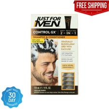 Just For Men Control GX Gray Reduction 2-in-1Shampoo Plus Conditioner, 4 fl oz