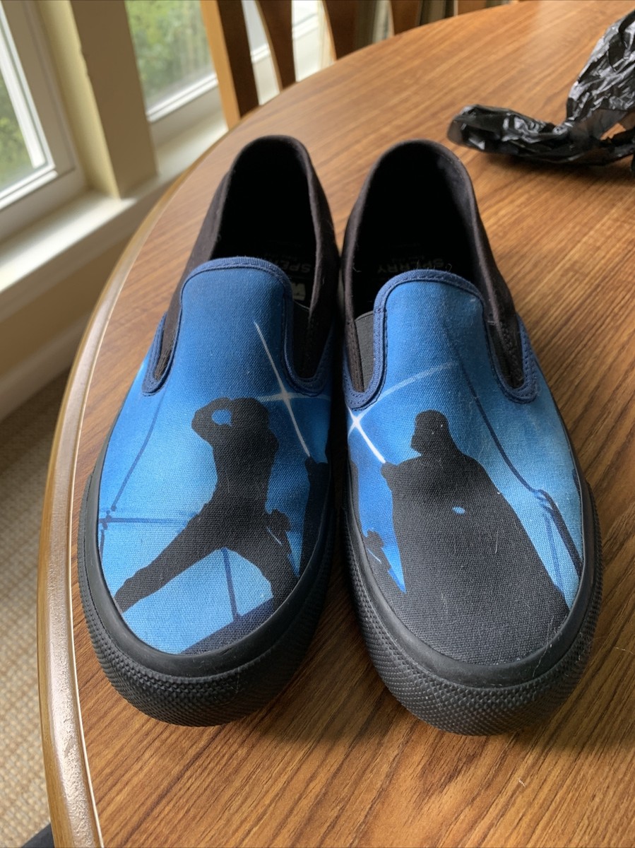 SPERRY Star Wars Slip On Sneakers Mens 10 Blue Black Luke Skywalker Darth Vader Sperry Star Wars Men main image 2