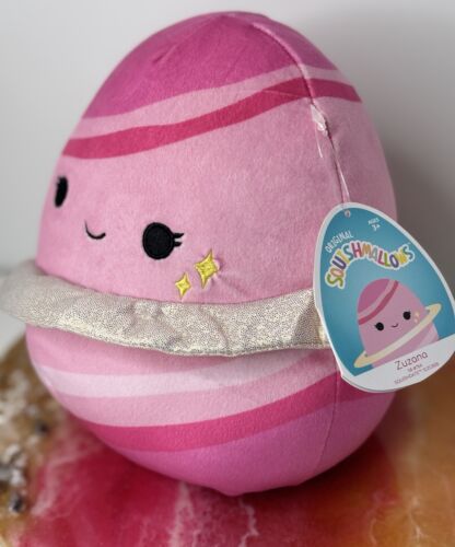 Squishmallow Zuzana 8” Hot Pink Planet Space Squad Orbit Galaxy Sparkle NWT