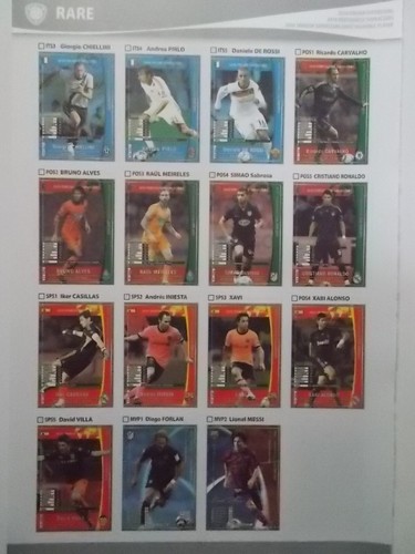 SALE Panini WCCF 2009 Gerrard HENRY Klose PIRLO Buffon Higuain Terry - Picture 33 of 49