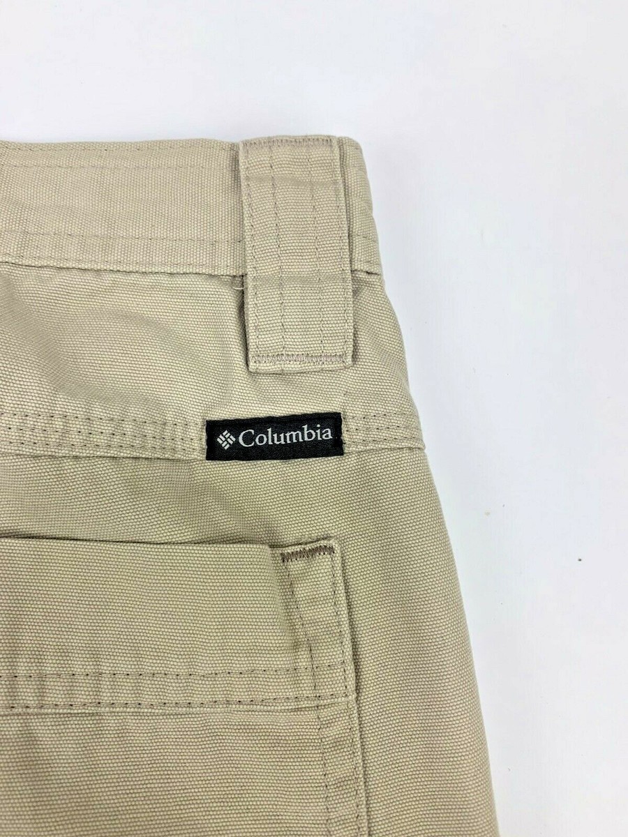 Pantalon Columbia Omni-Shade Homme 42x30 Beige Cargo Randonnée - Très Bon état