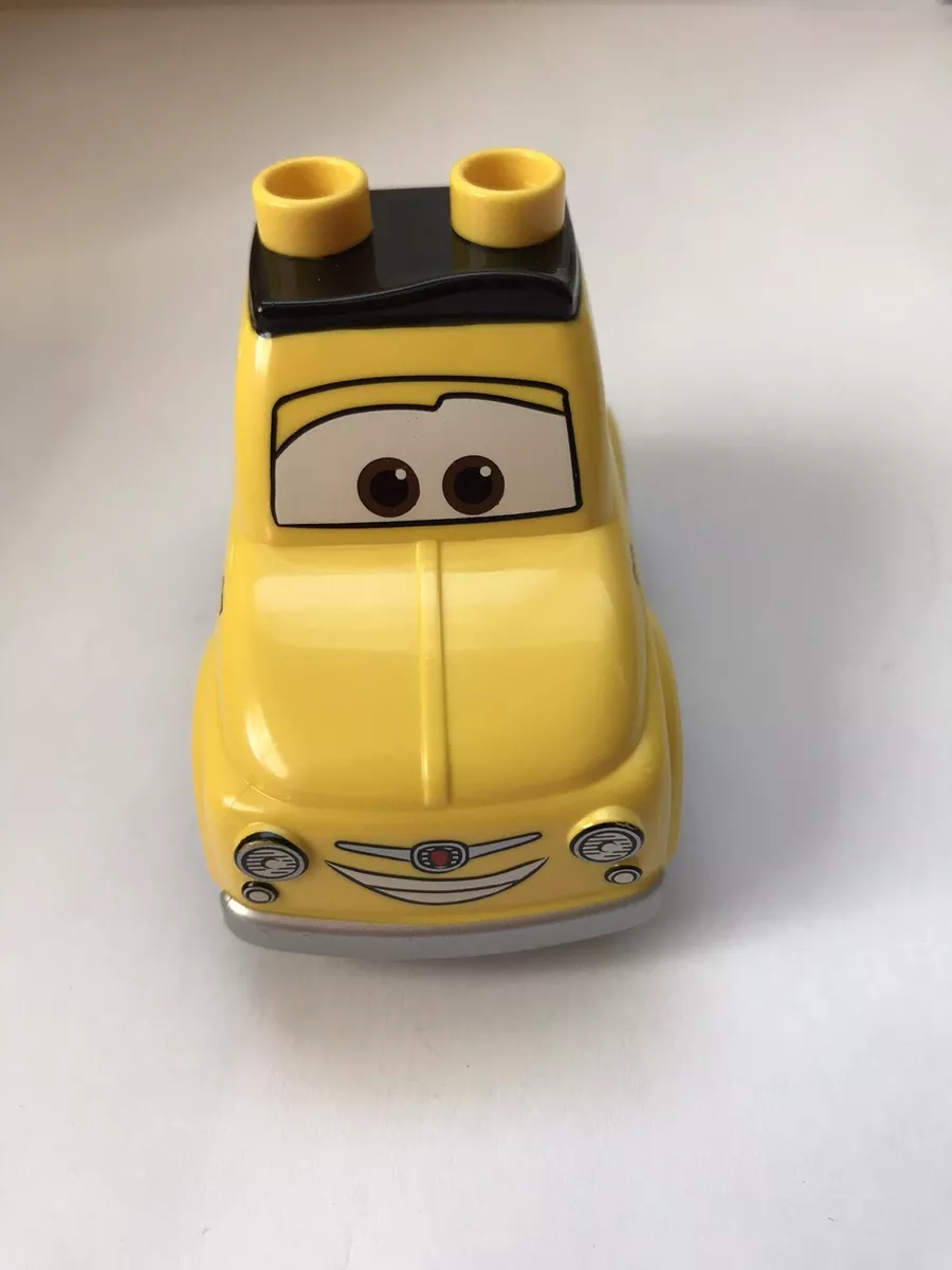 Lego Duplo LUIGI Car. Disney Pixar Car Yellow Lightning McQueen EUC