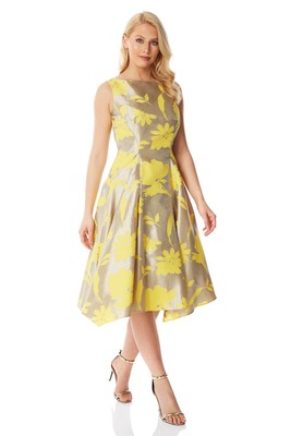 roman jacquard dress