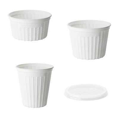 Suppenbecher Thermobecher Einweg recyclebar 350 500 750 ml weiß to go Ausw
