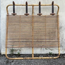 Attaccapanni in vimini  pelle Design di Tito Agnoli per Bonacina anni 50 vintage