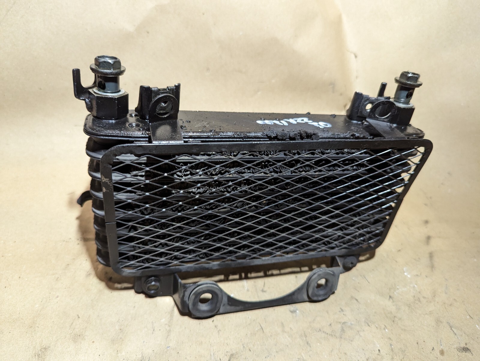 radiatore olio per pitbike nero