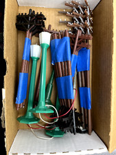 Lionel 4 Street Lamps 6" Electric Poles 15 7" 4 10" w/o Base Train Accessories