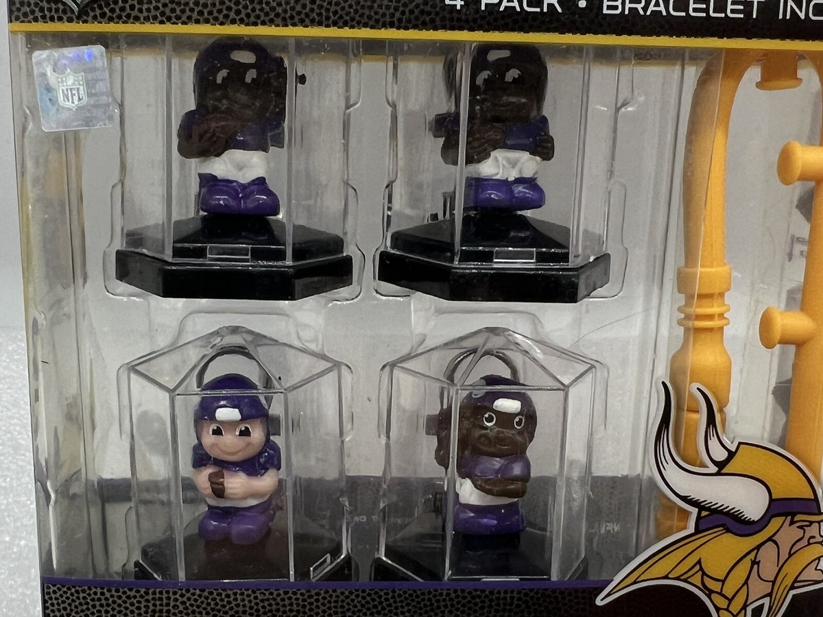 NFL Minnesota Vikings Forever Squishers 4 Pack Collectible Figures