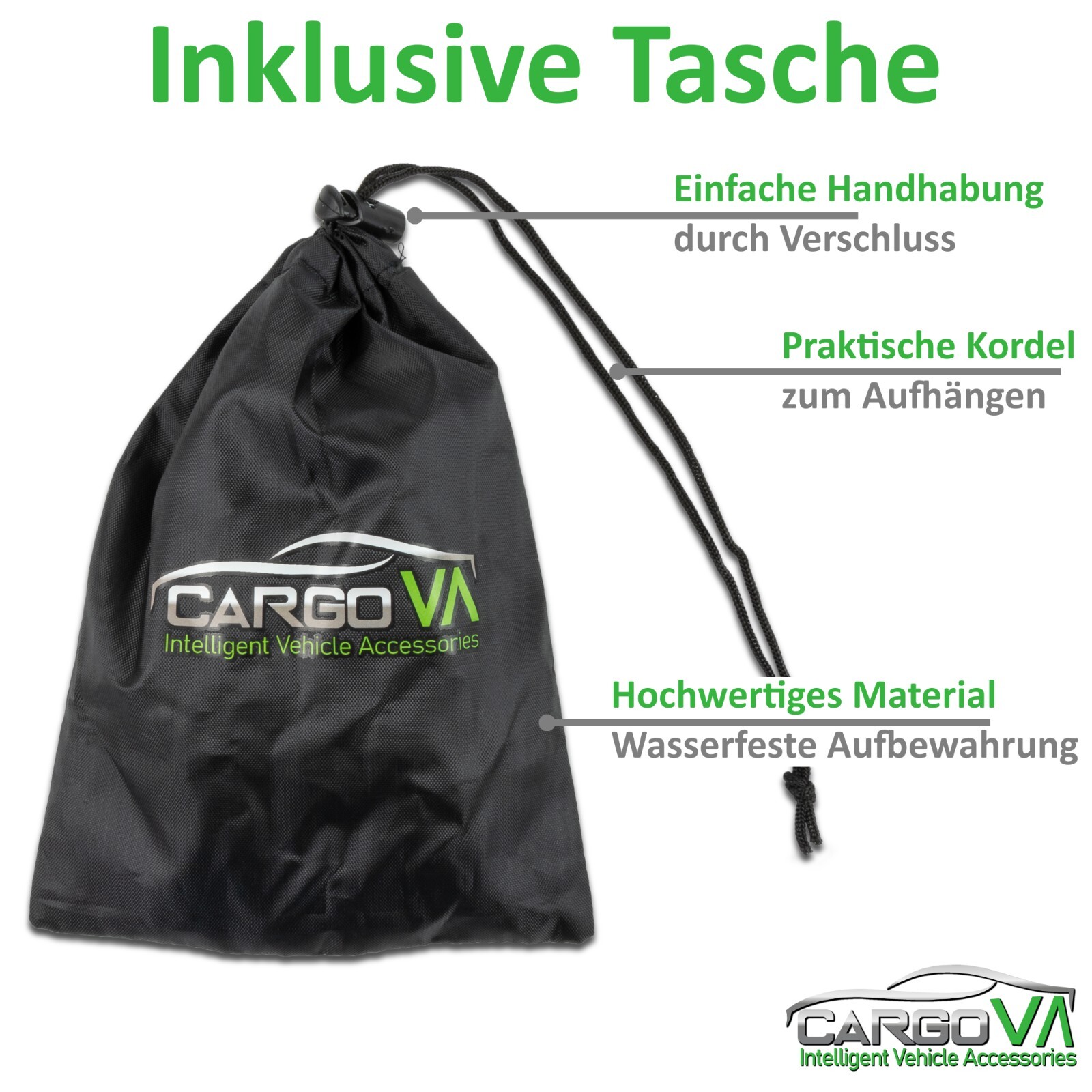Favuit Spanngummis Mit Haken – 4 Stück, 60 Cm, Schwarz – Für Gepäck, Fahrrad, Camping & Ladungssicherung