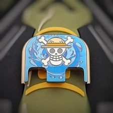 Titanium Glock back plate fits Gen 1-5  - Anime design OP-SH