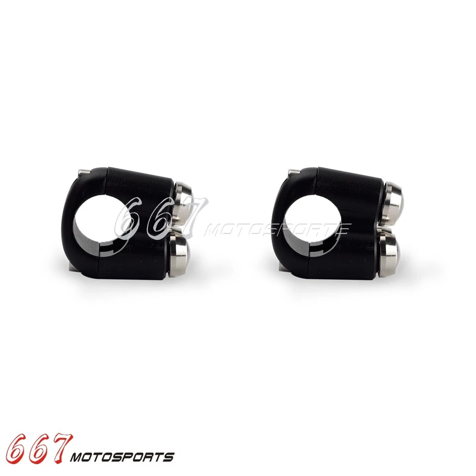 Interruptores de manillar de 2 piezas de 1" para Harley BMW Honda Yamaha Suzuki Café Racer Bobber Foto 3 de 4