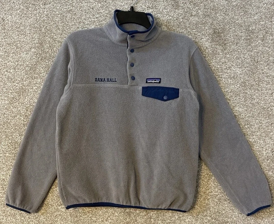 Patagonia Womens Gray Synchilla Snap-T Fleece Pullover Jacket Size Small 25455