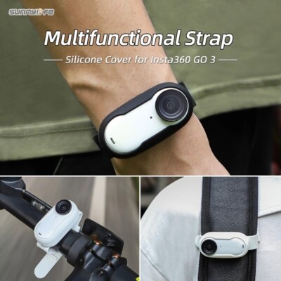 Silicone Strap and Silicone Multifunctional Cover Camera for Insta360 GO 3/GO 3S