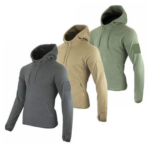Tactical Fleece jacket Police Army Security Hunting Hiking Mens Military Hoodies - Picture 14 of 38