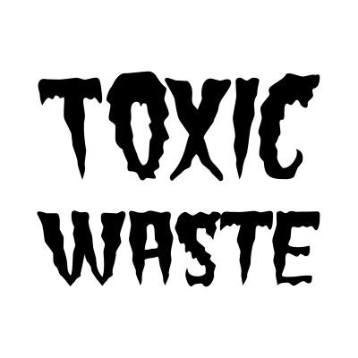 Toxic Waste Sticker Barrel Decal