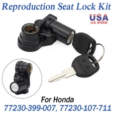 Seat Lock with Keys For Honda CT70 MT125 CB400 550 650 750 GL1100 77230-399-007
