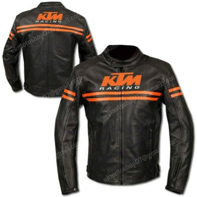 KTM Motorbike Racing Leather Jacket MOTOGP Mens Biker Motorcycle Leather Jackets