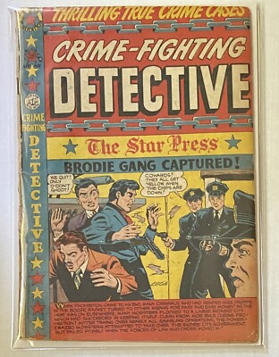 Crime-Fighting Detective #11 FR/GD 1.5 L B COLE COVER & STORIES HTF 1950