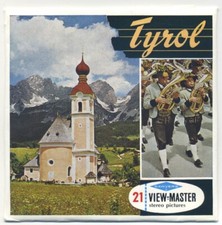 TYROL Austria 1960's Belgian-made View-Master Packet C-655-E Exc. Cond.