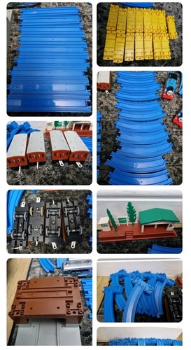 HUGE lot of TOMY Thomas and friends Trackmaster blue tracks - Picture 2 of 4
