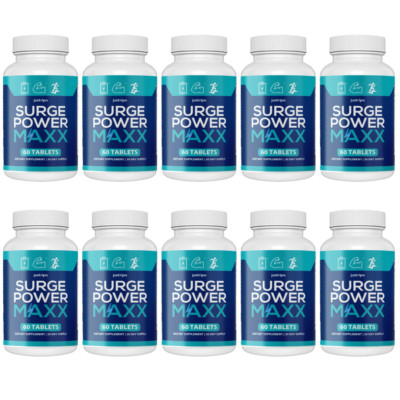 Surge Power Maxx Enhancement for Men, Best Supplement for Men - 10 Bottles