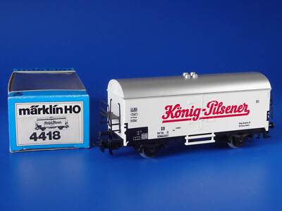 MARKLIN H0 - 4418 - Refrigerator Beer Car: KOENIG PILSENER // BOX - LN