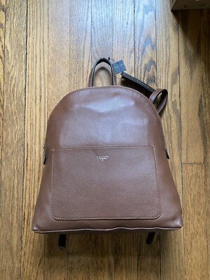 T Tahari Genuine Leather Backpack - Cognac NWT