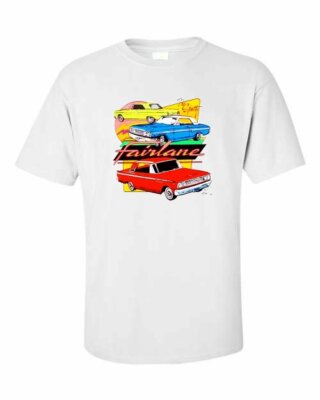 1963 1964 1965 Ford Fairlane Classic Car T-shirt SINGLE OR DOUBLE Print F43