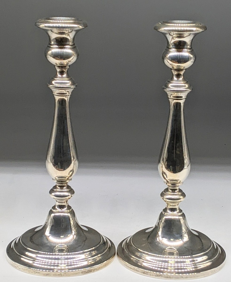 Gorham Silver Sterling Weighted Candlestick Pair 669 | eBay