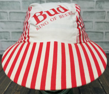 Budweiser 80's Bud Beach Club Spring Break Summer SnapBack Cloth Hat Made In USA