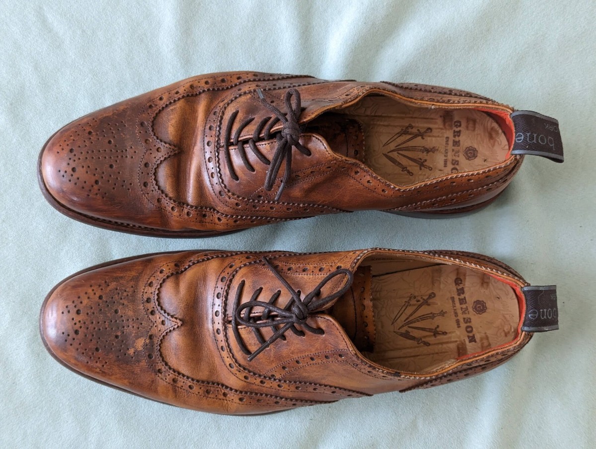 Rag Bone Grenson Brogue Oxford Dress Shoes Leather England  display picture 2