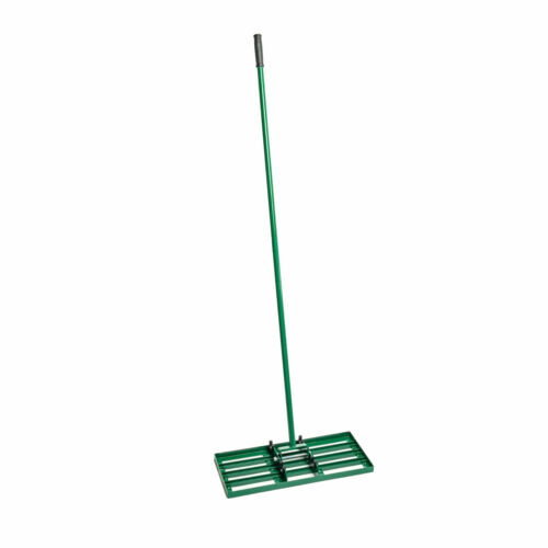 Landzie Lawn Leveling Rake – 24" Steel Handle Yard Leveler, Lawn Level Tool