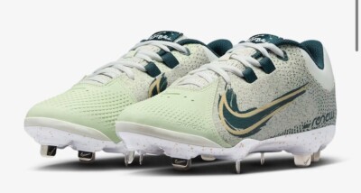 Nike Hyperdiamond 4 Pro MCS Women's Softball Cleats Size 9.5 CZ5920-006 Sea Glas
