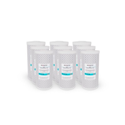 Big Blue Carbon Block Replacement Water Filter 10'' x 4.5'' WH System 9 PACK