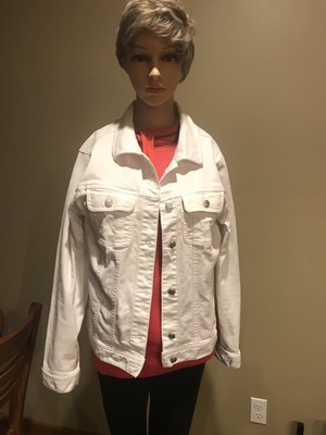 old navy white jean jacket