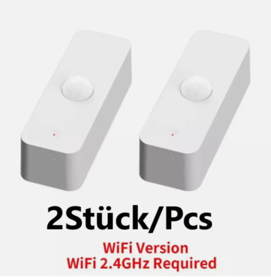 2 x Tuya WiFi PIR Bewegung Sensor Infrarot Detektor Smart Home Alexa Google