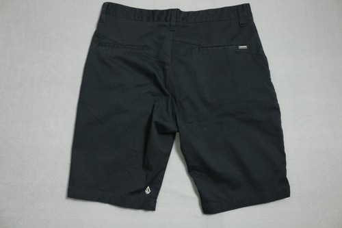 Volcom Chino Shorts Mens 34 Black With Pockets - Picture 5 of 9
