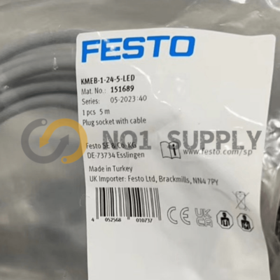 1PC NEW FESTO KMEB-1-24-2.5-LED 151688 Plug Socket with Cable | eBay