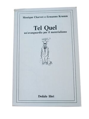 Tel Quel Charvet, Krumm Collana bianca Dedalo Libri 1974 Ex Libris