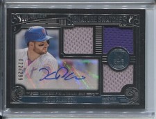 2016 TOPPS MUSEUM COLLECTION KEVIN PLAWECKI TRIPLE RELIC AUTOGRAPH 22/99 METS