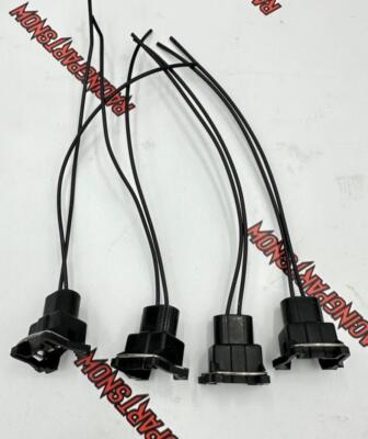 4 - EV1 Fuel Injector Connector Plug Clip Pigtail Quick Disconnect 