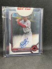 2022 Bowman Chrome MLB Ricardo Cabrera 1st Prospect Autograph AUTO Reds SS