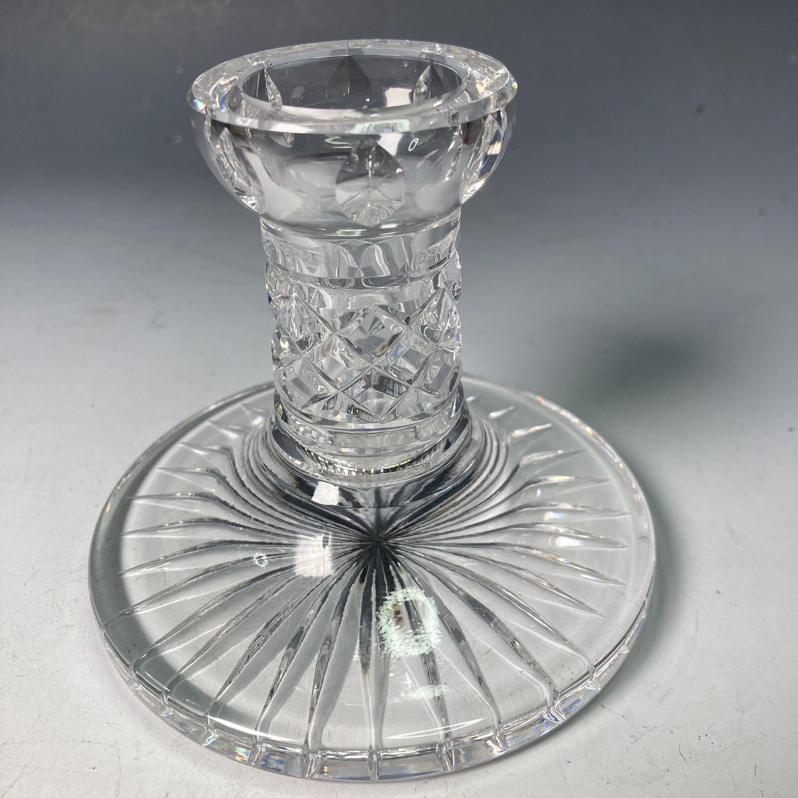 1 x Waterford Crystal + 1 x Villeroy & Boch glass candlestick candle