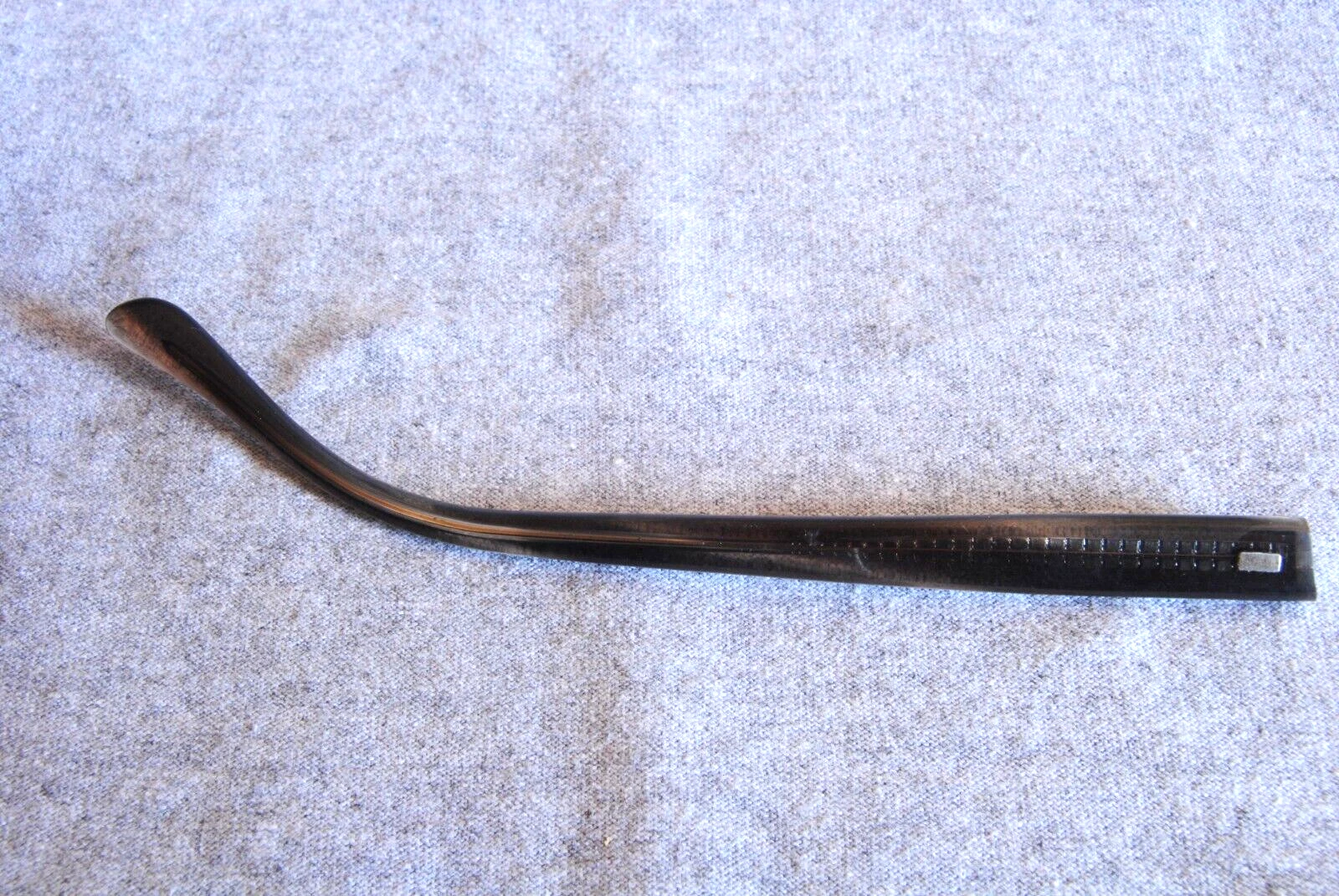 american optical vintage eyeglass temple left grey 145mm