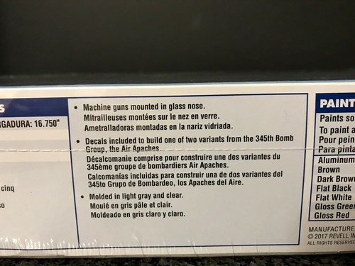 ✰ REVELL 1/48 B-25J Mitchell Medium Bomber “Jaunty Jo” (See text) - Picture 9 of 10