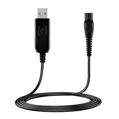 Pkpower 4ft USB Charger Cable for Philips Shaver HQ8 series HQ8241 HQ8250 HQ8253