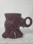 FRANKOMA: GOP MUG, 1995, elephant, PLUM, no names (not Inaugural year), VTG