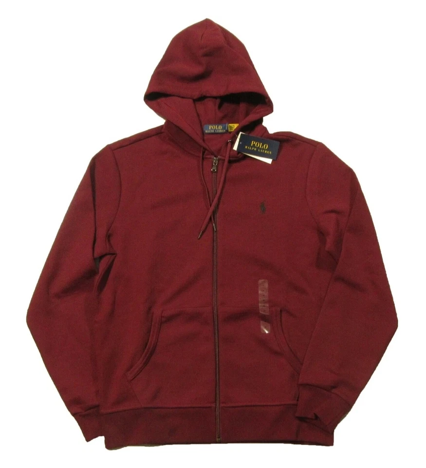 Conjunto de sudadera con capucha y jogger POLO RALPH LAUREN de punto doble cremallera completa para hombre nuevo con etiquetas Foto 2 de 4