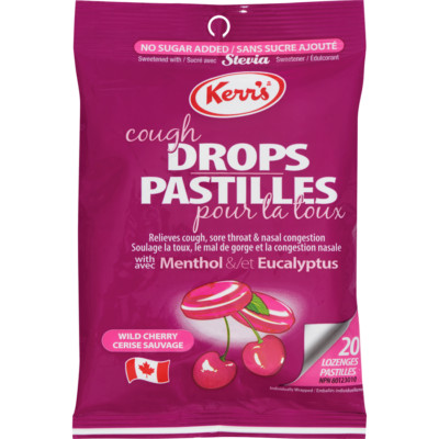 2-Pack Kerr's Cough Drops Wild Cherry With Menthol & Eucalyptus